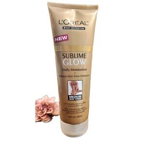 L'Oreal Paris Sublime Bronze Glow Daily Lotion MEDIUM Skin Tones 8 fl oz loreal
